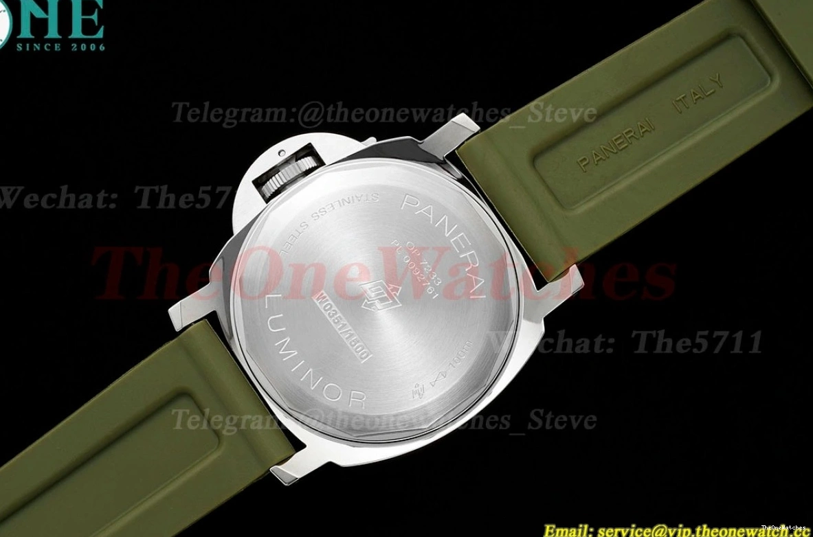 Pam1087 RU Dial A6497 44mm Luminor SS White HWF 1209